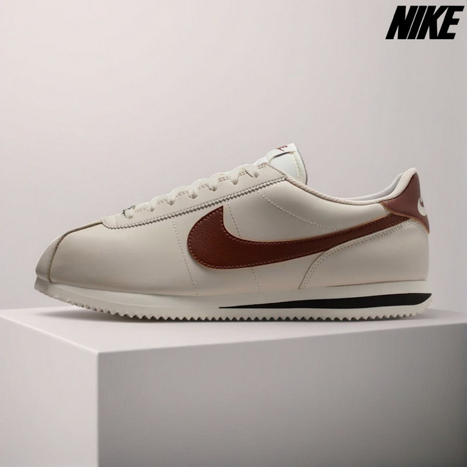 (나이키코리아 정식 A/S가능) NIKE 남성 운동화 코르테즈 레더 안정적인 착화감 포너 브라운