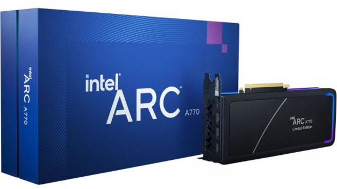그래픽 카드 게이밍 고성능 성능향상 인텔 Arc A770 한정판 16GB PCI Express 4.0