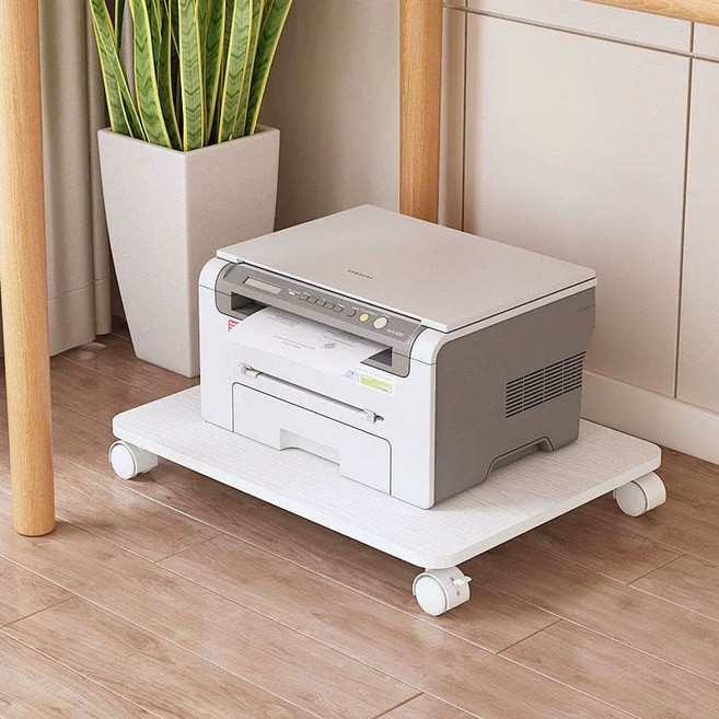 프린터 받침대 이동식 복사기 프린트 흰색, C 40x35 -화이트메이플, C 40x35 -화이트메이플