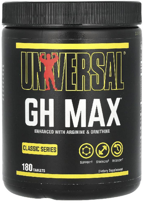 유니버설뉴트리션 클래식 시리즈 GH 멕스 맥스 슈페리어 옵티마이즈드 180정, 1개