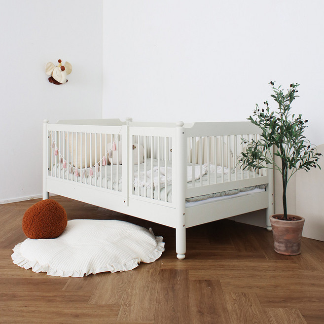 [나누다가구] 코비 하이가드 침대(프레임단품), 화이트