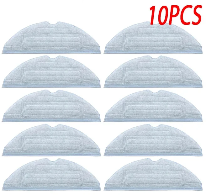 쿠쿠스토어 Xiaomi Roborock S7 T7s 부품 새로운 질 사이드 브러시 마이크로 화이버 프로 클린, 07 10pcs mop