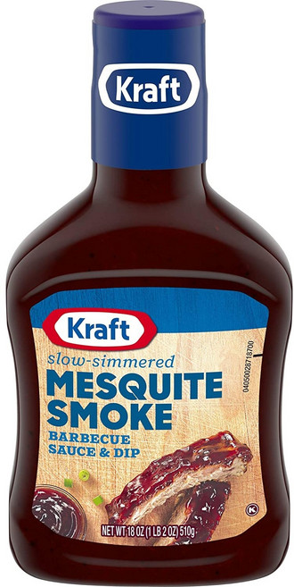크래프트 메스키트 스모크 바베큐 소스, 1개, 510g