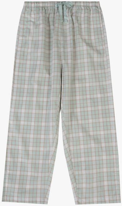 애니바디 공용 면 9부 팬츠-선염 체크 ANLB25212_NC중앙로역점