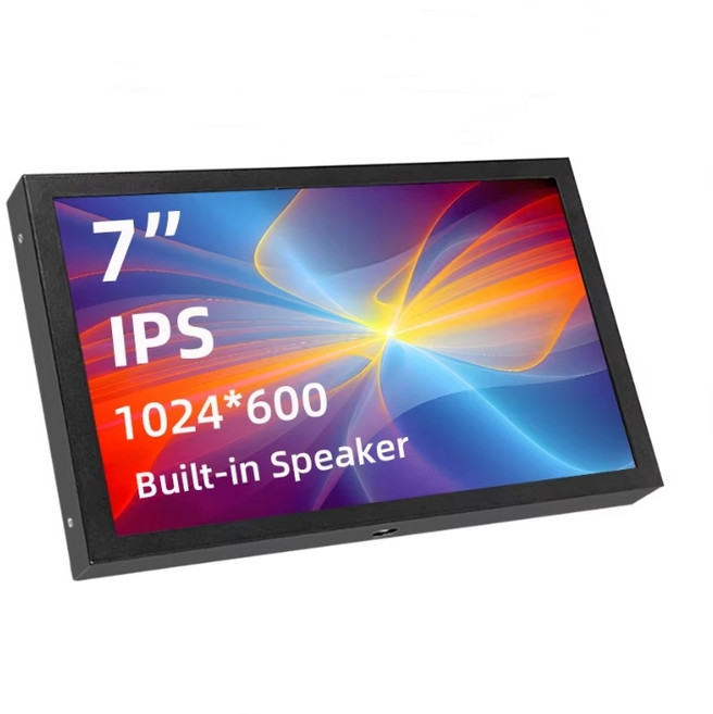 IceCrab 7인치 IPS 휴대용 모니터 멀티포트 카메라 프로젝터 컴퓨터 셋탑박스 범용 호환성