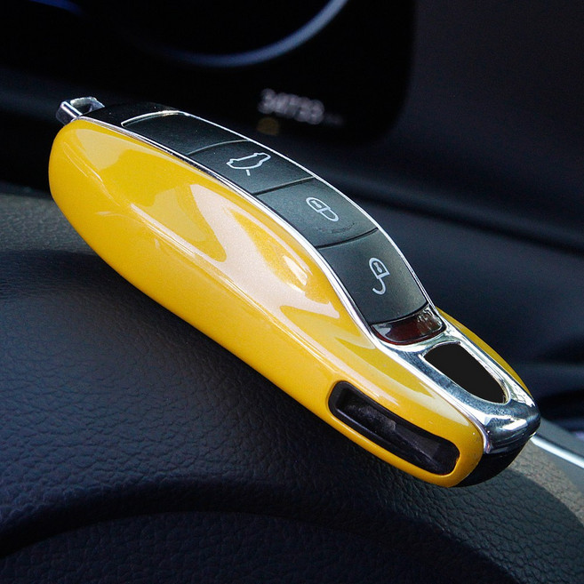 포르쉐 키케이스 마칸 카이엔 파나메라 911 구형 홀더 커버 호환 용품, 구형 키케이스 (다크퍼플)