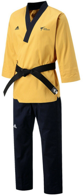 Adidas 태권도 품새도복 마스터 단도복 ADI POOMSAE 선수용 시합용 태권도복 띠미포함