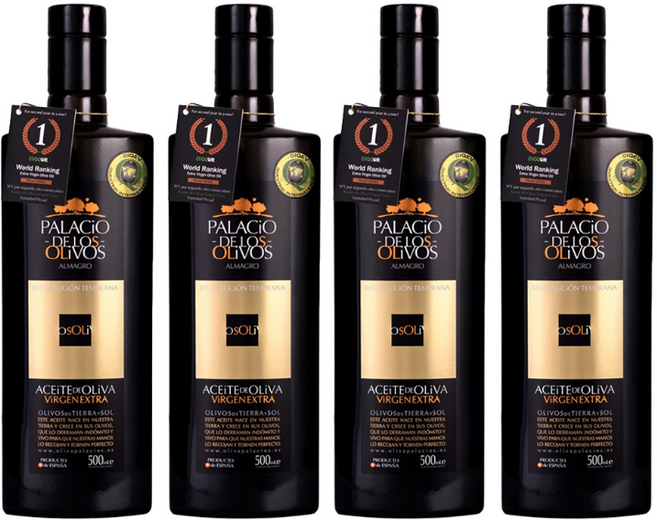 팔라시오 피쿠알 엑스트라버진 올리브오일 햇올리브, 4개, 500ml