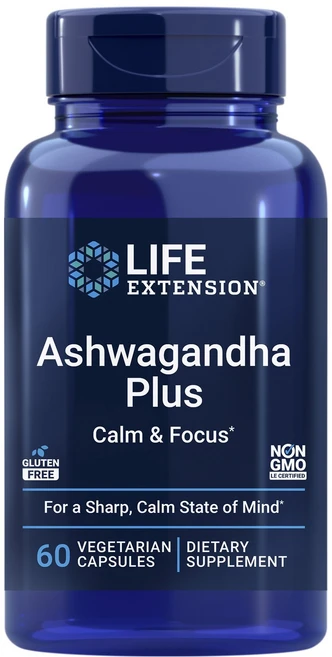 라이프익스텐션 아슈와간다 플러스 베지테리언 캡슐, 1개, 60정 - 쿠팡