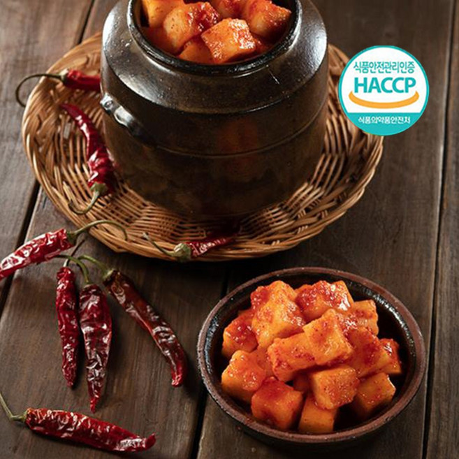 당일제조 HACCP인증 깍두기, 3kg, 1개