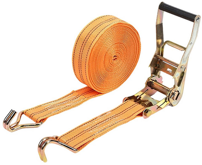 투데이리빙 50mm 자동바 세트 깔깔이바 화물 고정 벨트 캠버클 라쳇 스트랩 밸트 자동바 화물차 탑차 탄력바, 1세트