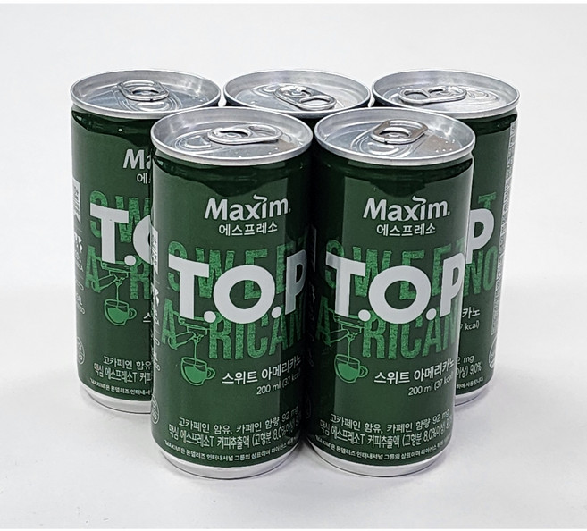 맥심 T.O.P 스위트 아메리카노, 200ml, 30개