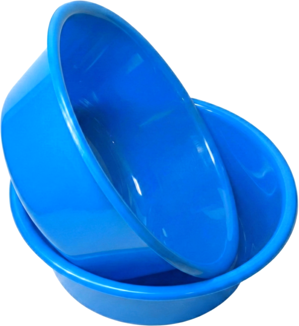 대원리빙 플라스틱 대야 2p, 2개, 중형 파랑