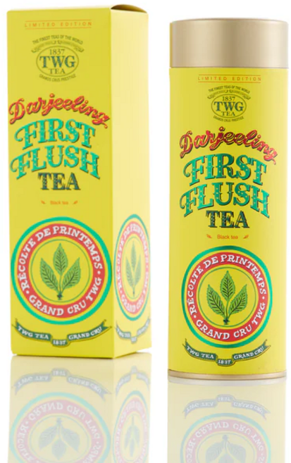 TWG Tea Haute Couture 한정판 다르질링 퍼스트 플러쉬 티 100gx2개, 100g, 1개입