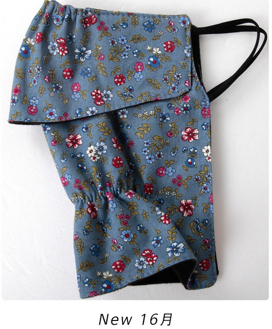 국산 면 골프마스크 1+1 턱마스크 꽃무늬 도트 2단 코마스크 자외선차단 엄마 아빠 선물 야외활동 사계절 봄 가을 겨울