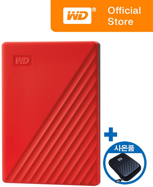 [WD대리점] WD NEW MY PASSPORT Gen3 1TB 레드 정품 공식인증