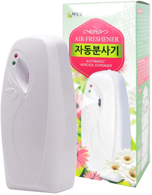 리빙굿 AIR FRESHENER 향 자동분사기 본품, 2개