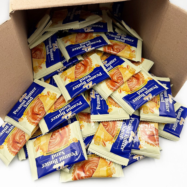 씬 피넛 버터 샌드 과자 대용량 쿠키, 1개, 900g