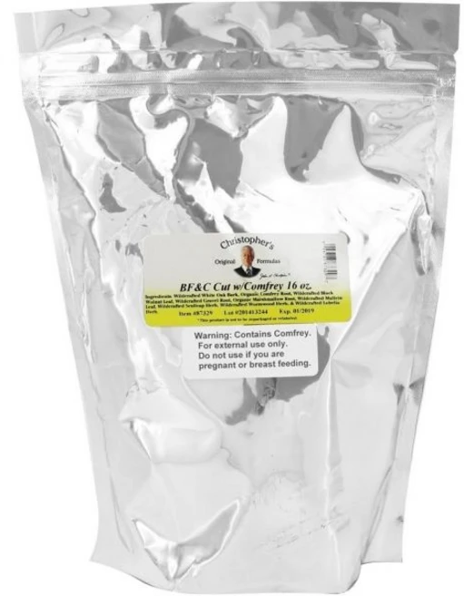 Christopher's Original Formulas BF&C Cut with Comfrey 16 oz - Herbal Support for Bones Flesh & C, Christopher's Original Formula, 1개 - 쿠팡