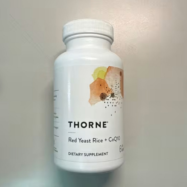 Thorne Research 쏜리서치 콜레스트 홍국쌀 600mg 120캡슐 Red Yeast Rice 홍국 coq10 코엔자임Q10 코엔자임큐텐 코큐텐 큐텐 Monascus, 1개, 120정