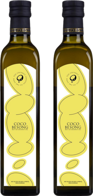 코코비쏭 C8 MCT 코코넛오일, 2개, 500ml