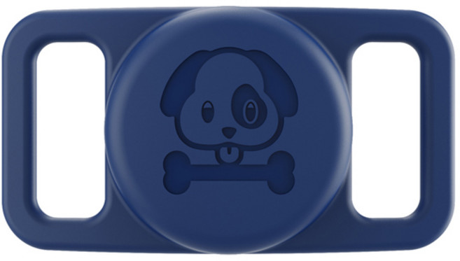 호환 에어태그 케이스 개 고양이 추적기 케이스 실리콘 보호 커버 에어태그 개 목걸이 거치대 방수 GPS 애완 동 목걸이, 1개, [01] Blue