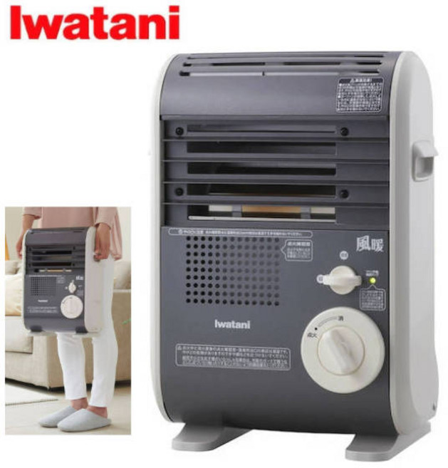 Iwatani 이와타니 풍난 팬히터 부탄가스 난로 일본정식품