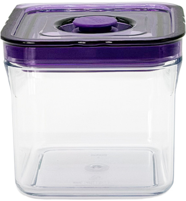에코센스 올트라이탄 진공밀폐용기 이지바큠 정사각 600ml 1개, 단품