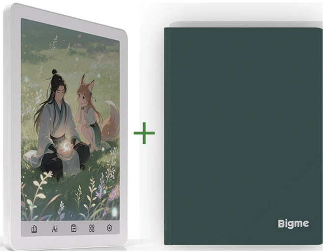 빅미 6인치 전자책 B6 컬러 전자잉크 리더 300PPI 4GB 64GB 안드 14 플레이 시스템 탑재 태블릿, 하얀색, 1개