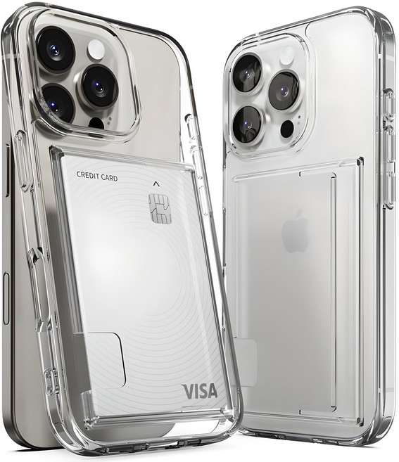 신지모루 2장 수납 에어클로 카드슬롯 휴대폰 케이스