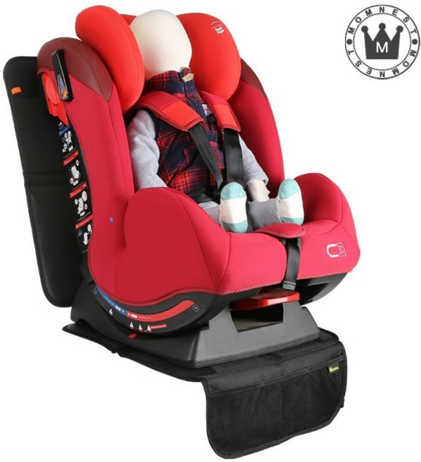 맘네스트 자동차 카시트 보호매트 안전벨트 클립 가드 수납 툴백 정리함, 1개