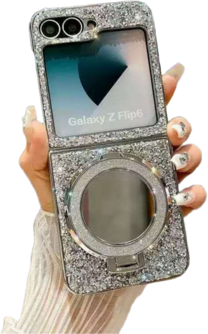 블랑진 엘루미 Z플립 반짝이 거울 케이스