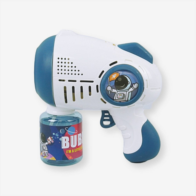 토이토 우주선 자동 버블건 스페이스 비눗방울 세트, 파랑 우주선, 1개