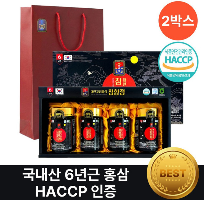 국내산 6년근 홍삼 헬시위듀 침향 홍삼진액 원액 침향정, 240g, 8개