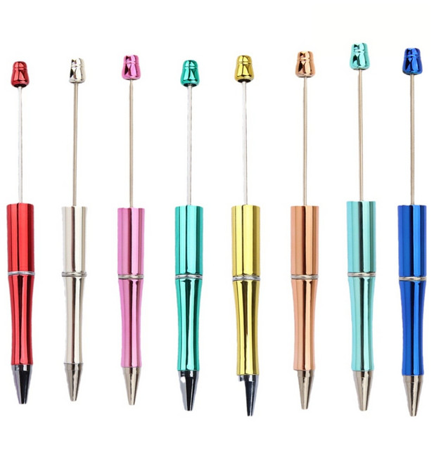 UV 글로시 비즈펜 7종 1세트 비즈 볼펜 꾸미기 펜, 1개, 혼합