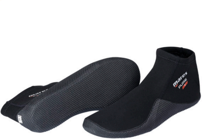 마레스 퓨어 다이빙 숏 부츠 2mm, 블랙, 260