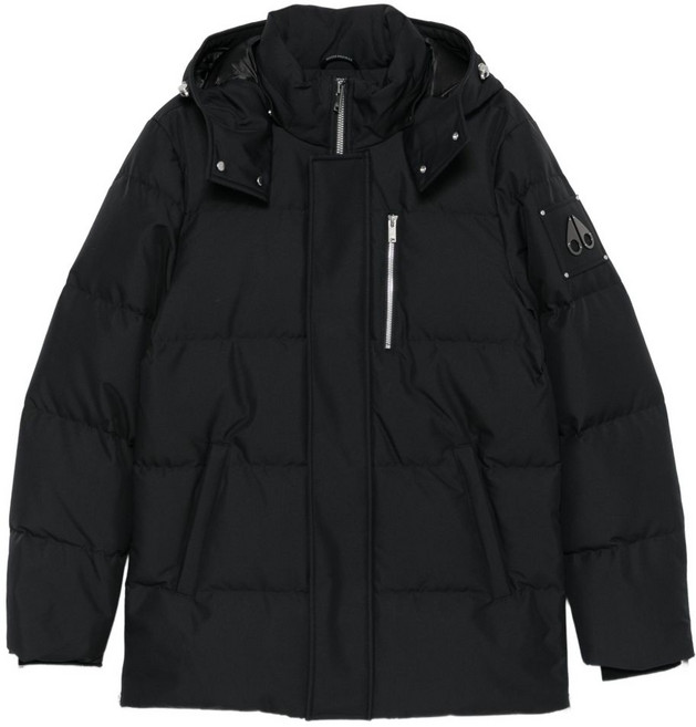 무스너클 후드 패딩 재킷