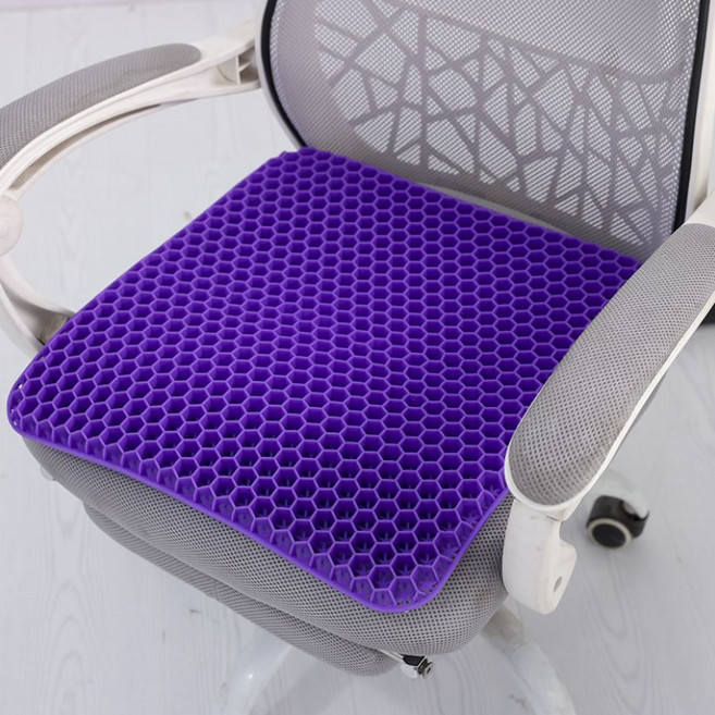 라두나 대형 실리콘 벌집 방석 커버포함, 로얄퍼플