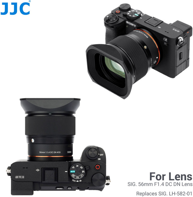 제제씨 시그마 56mm F1.4 DC DN 렌즈 사각 후드, 1개