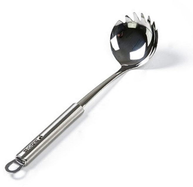 키친아트 유로 스테인레스 면국자 면 건지개 면스푼, 1개