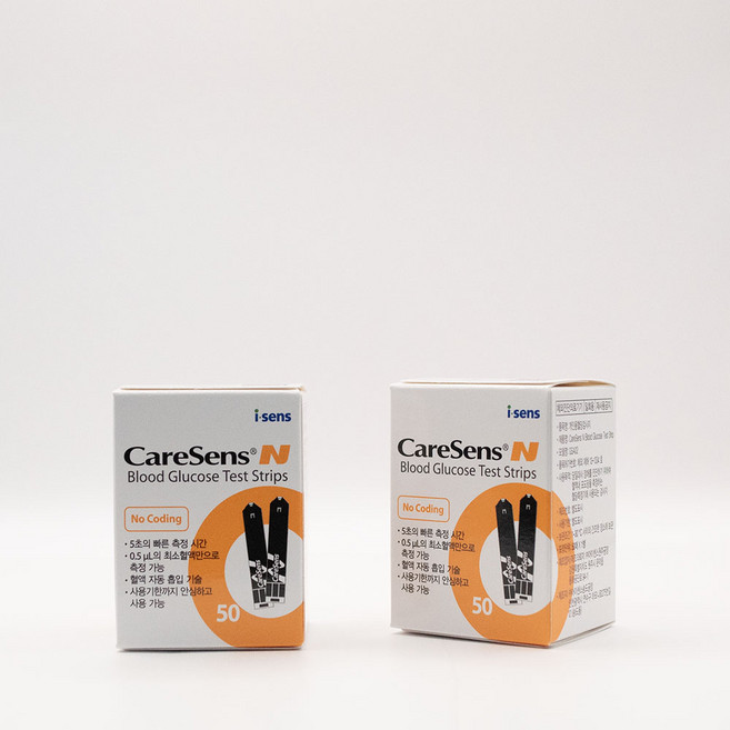 케어센스N 혈당시험지 혈당측정지 50매, 50매입, 2개