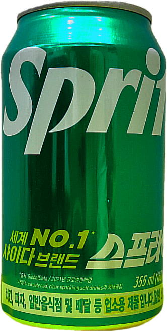 스프라이트 캔, 355ml, 1개