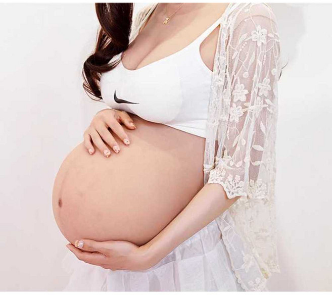 임신 모형 체험 소품 실리콘 임산부 촬영 산모 가짜 6개월 9개월 피부색 다양