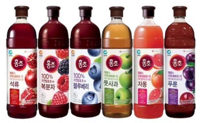 청정원홍초1.5L 모음전/석류/블루베리/복분자/풋사과/포도 -, 홍초 풋사과 1.5L, 1.5L, 1개