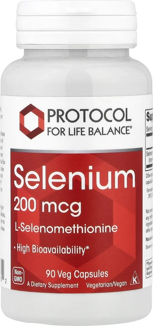 Protocol for Life Balance 셀레늄 200 mcg 90 베지캡슐, 6개, 90정 - 쿠팡