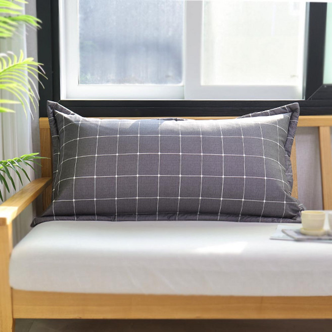 쇼파 침대 대형 등받이쿠션 등쿠션 솜포함 30종, 네모(솜포함), 차콜