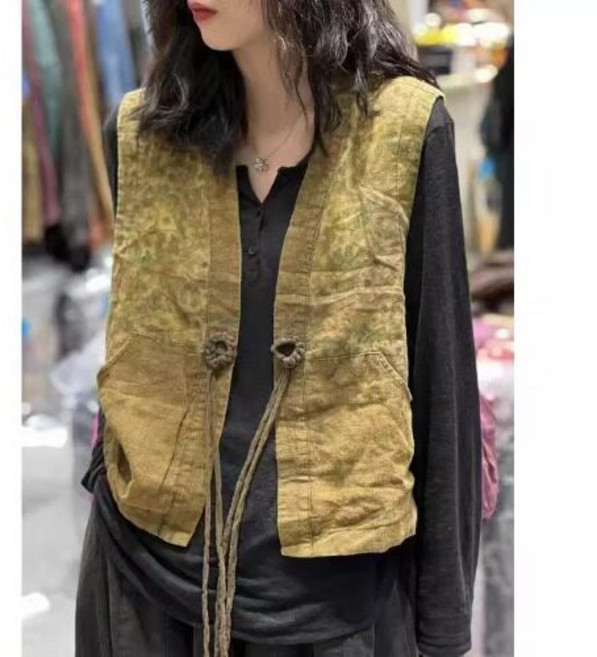 여성 개량한복 조끼 민소매 자수 사계절 선물 절복 퓨전 할머니 중년 빅사이즈 엄마 법복