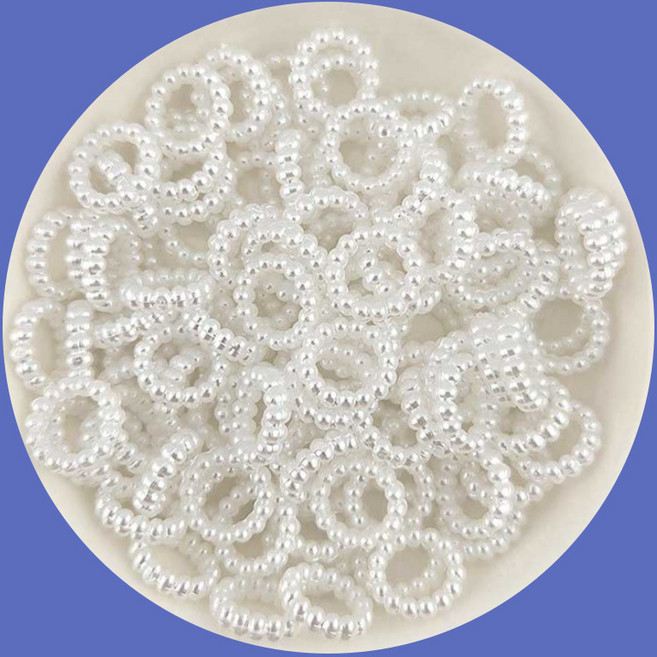 비즈팡 [BG-9-10P]볼꾸부자재 볼펜심 연장대 고리링 론델 진주링