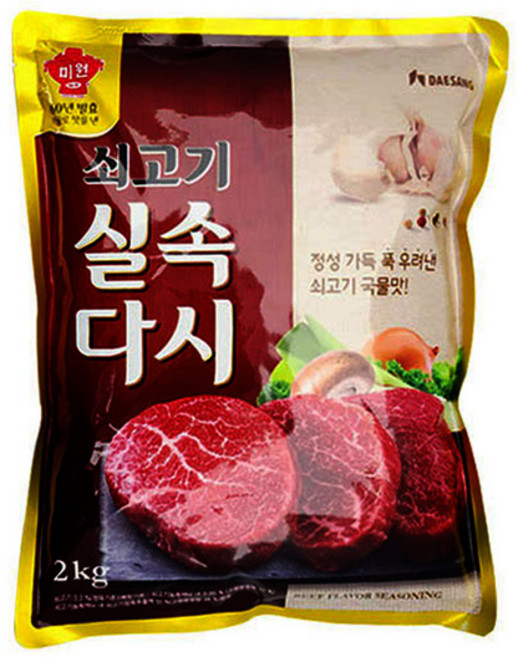 DNI20113 MY 대상미원 쇠고기 실속다시2kg, 2kg, 1개