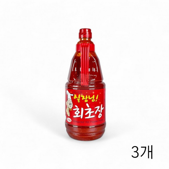 움트리 실장님 회초장 2Kg X 3개 식당 업소용초장 횟집초장 양념초고추장 회초고추장 맛집초장 초장양념, 1개, 1g